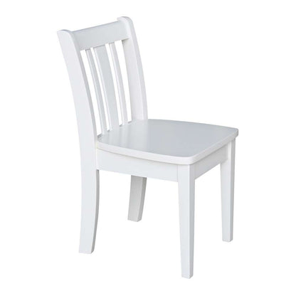 International Concepts - San Remo Juvenile Chair in White Finish (Set of 2) - CC08-105P veiw 8