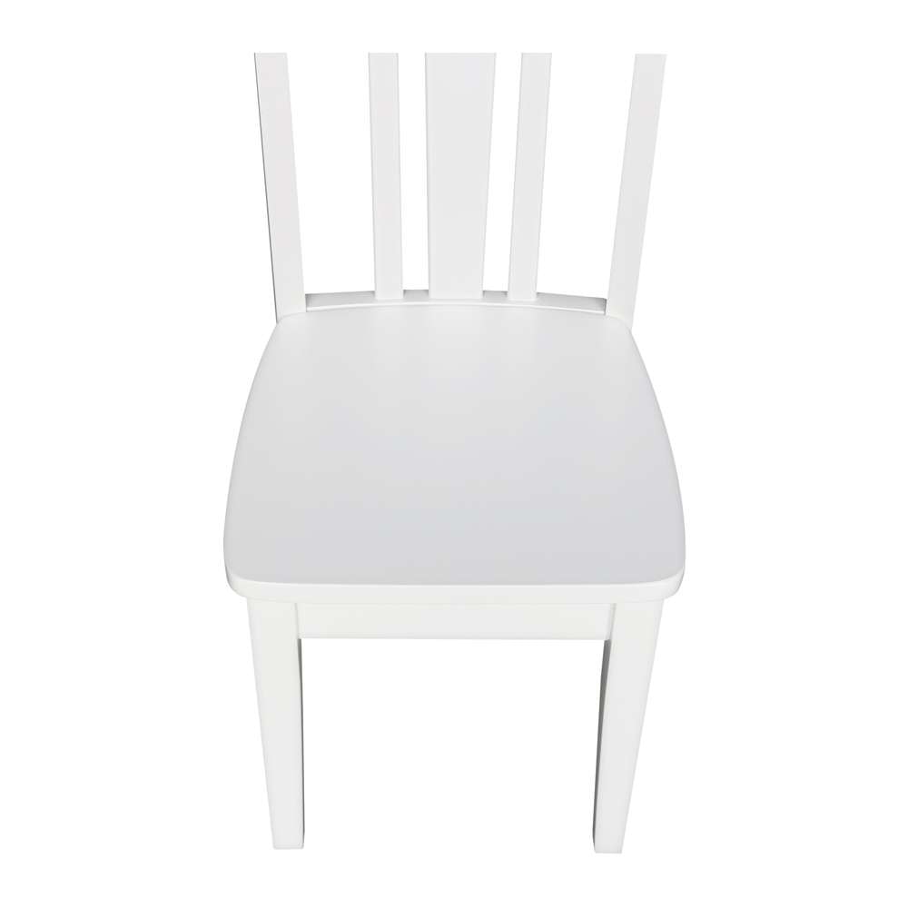 International Concepts - San Remo Juvenile Chair in White Finish (Set of 2) - CC08-105P veiw 10