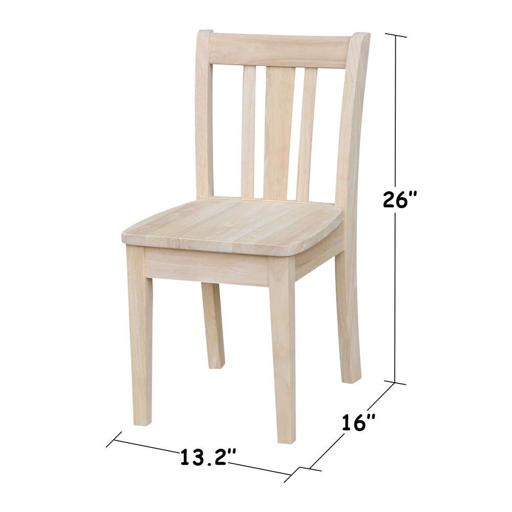International Concepts - San Remo Juvenile Chair (Set of 2) - CC-105P veiw 3