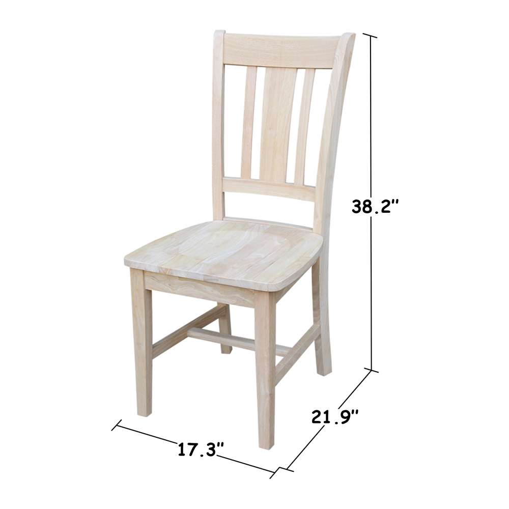 International Concepts - San Remo Slat Back Chair (Set of 2) - C-10P veiw 3