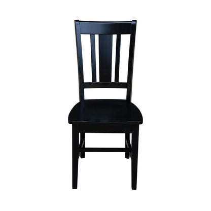 International Concepts - San Remo Splatback Chair in Black Finish (Set of 2) - C46-10P veiw 6
