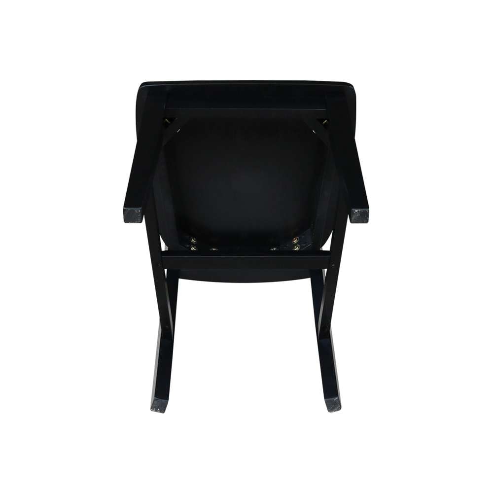 International Concepts - San Remo Splatback Chair in Black Finish (Set of 2) - C46-10P veiw 10