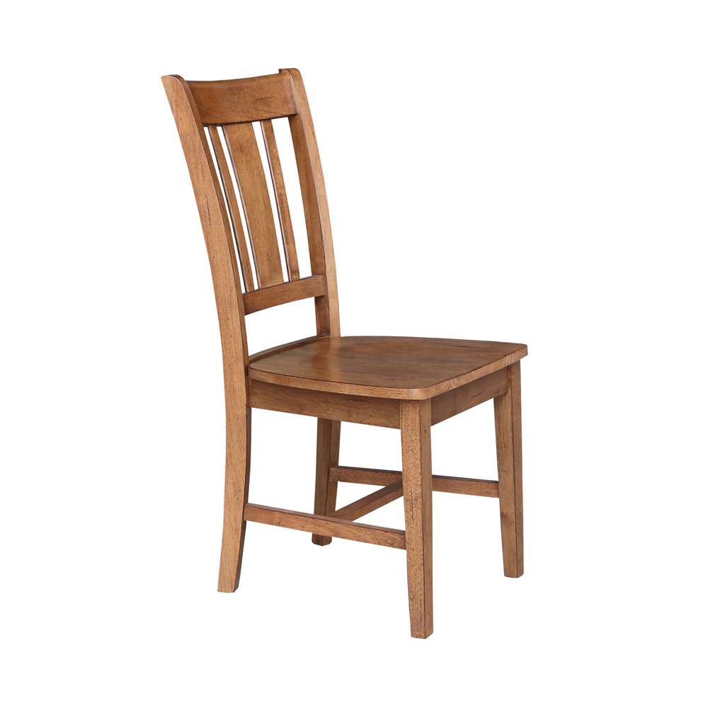 International Concepts - San Remo Splatback Chair in Distressed Oak Finish (Set of 2) - C42-10P veiw 8