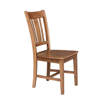 International Concepts - San Remo Splatback Chair in Distressed Oak Finish (Set of 2) - C42-10P veiw 8