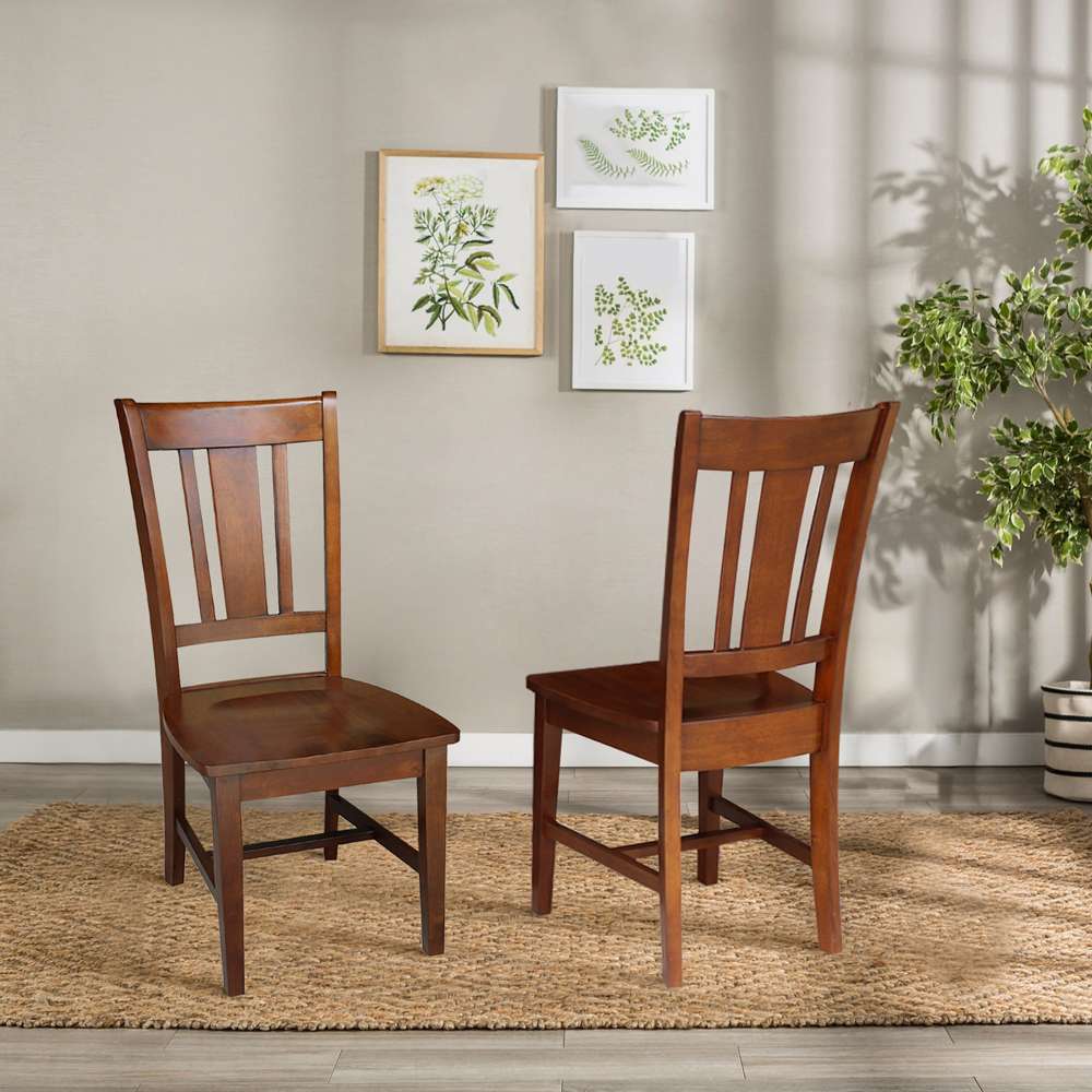 International Concepts - San Remo Splatback Chair in Espresso Finish (Set of 2) - C581-10P veiw 6