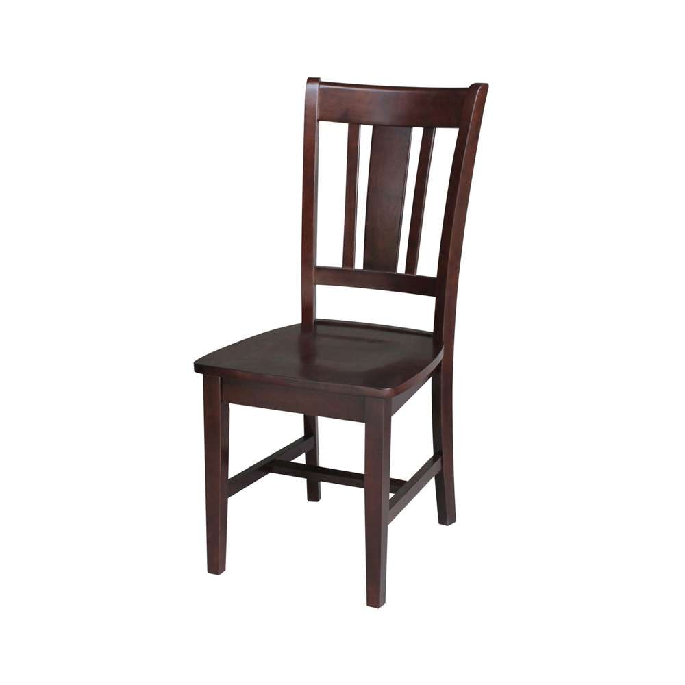 International Concepts - San Remo Splatback Chair in Rich Mocha Finish (Set of 2) - C15-10P veiw 1