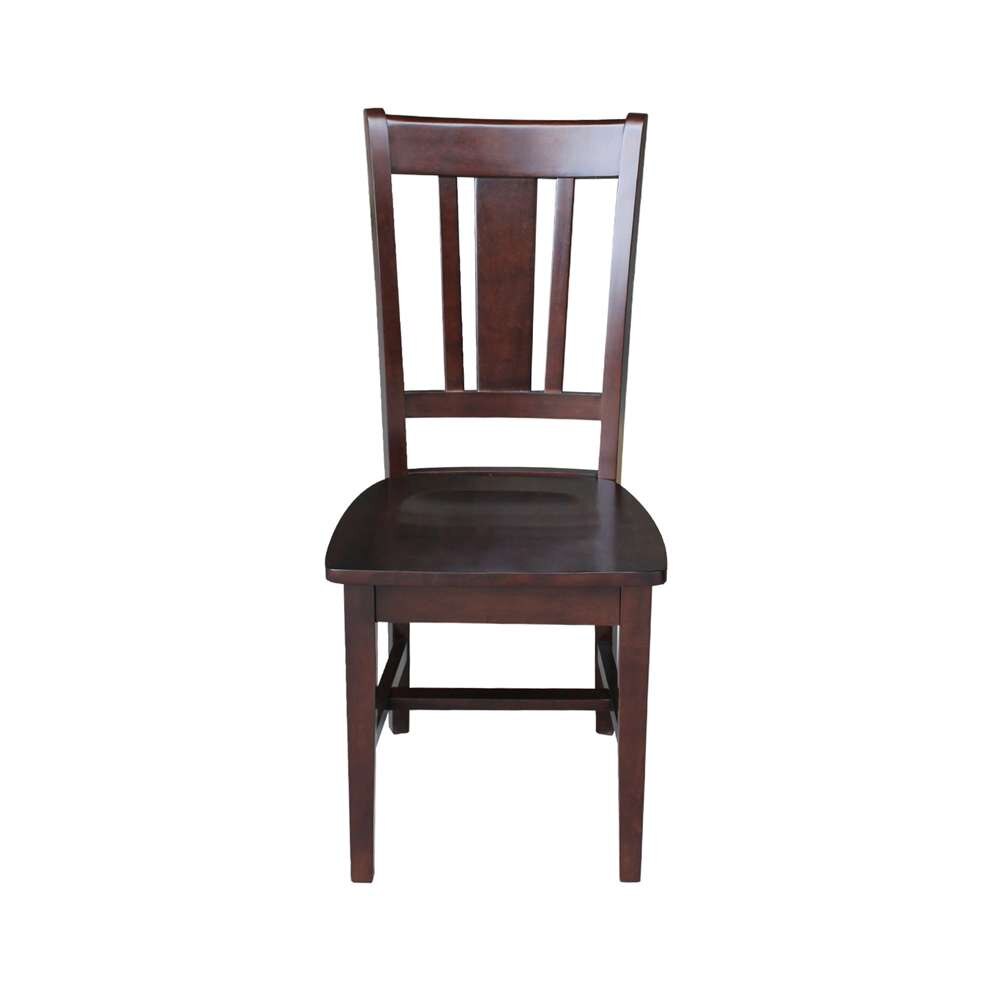 International Concepts - San Remo Splatback Chair in Rich Mocha Finish (Set of 2) - C15-10P veiw 6