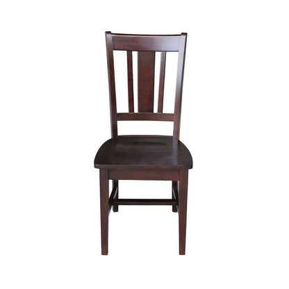International Concepts - San Remo Splatback Chair in Rich Mocha Finish (Set of 2) - C15-10P veiw 6
