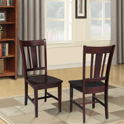 International Concepts - San Remo Splatback Chair in Rich Mocha Finish (Set of 2) - C15-10P veiw 7