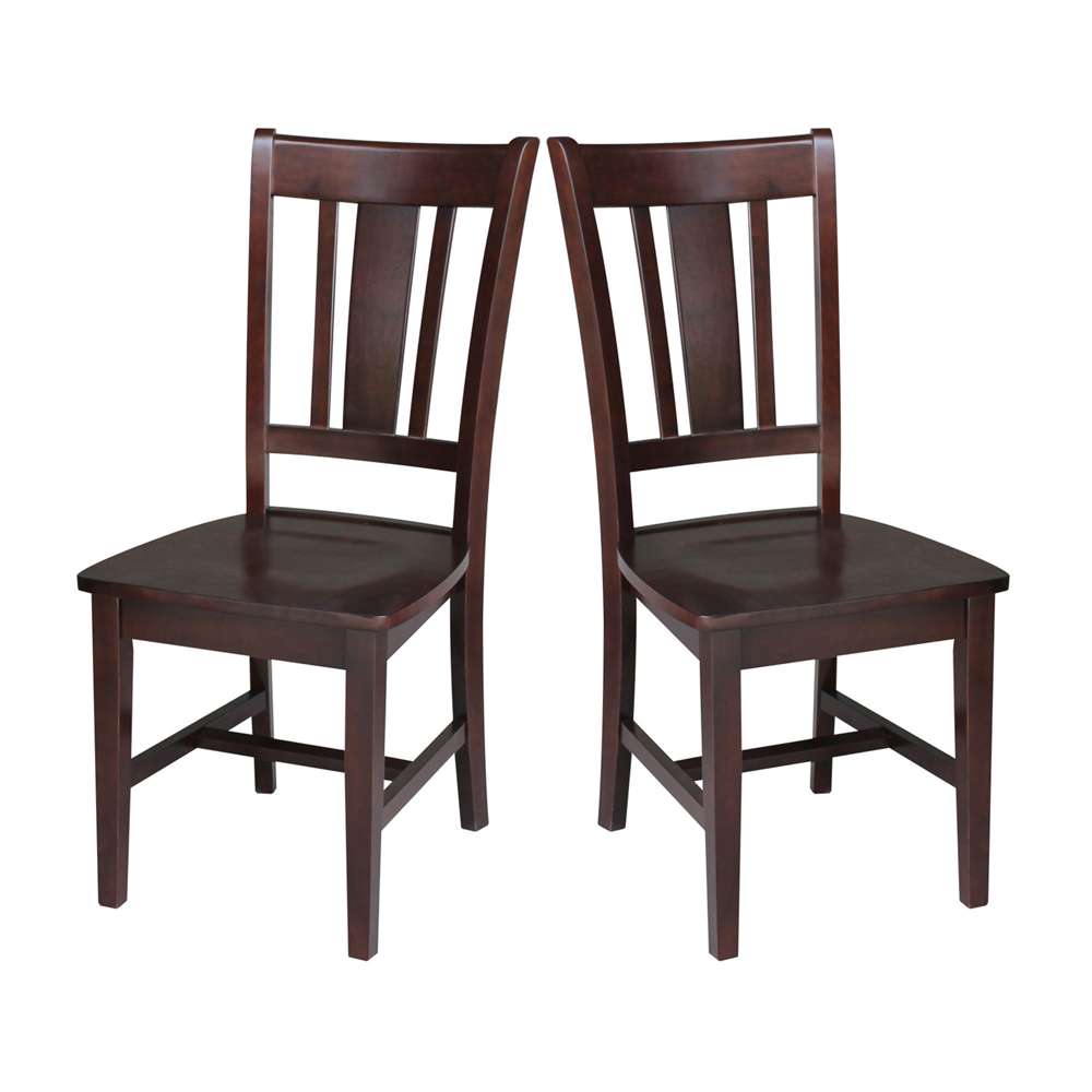 International Concepts - San Remo Splatback Chair in Rich Mocha Finish (Set of 2) - C15-10P veiw 9