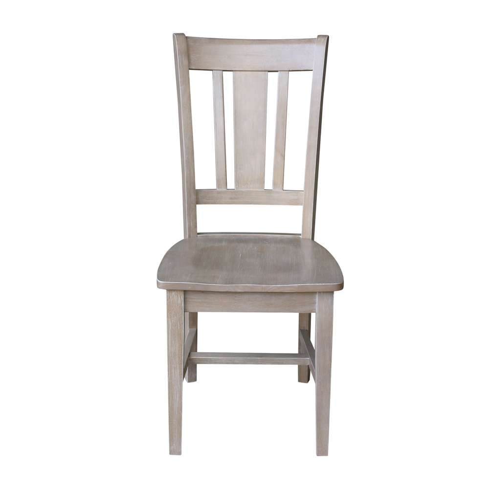 International Concepts - San Remo Splatback Chair in Washed Gray Taupe Finish (Set of 2) - C09-10P veiw 5