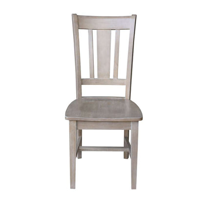International Concepts - San Remo Splatback Chair in Washed Gray Taupe Finish (Set of 2) - C09-10P veiw 5
