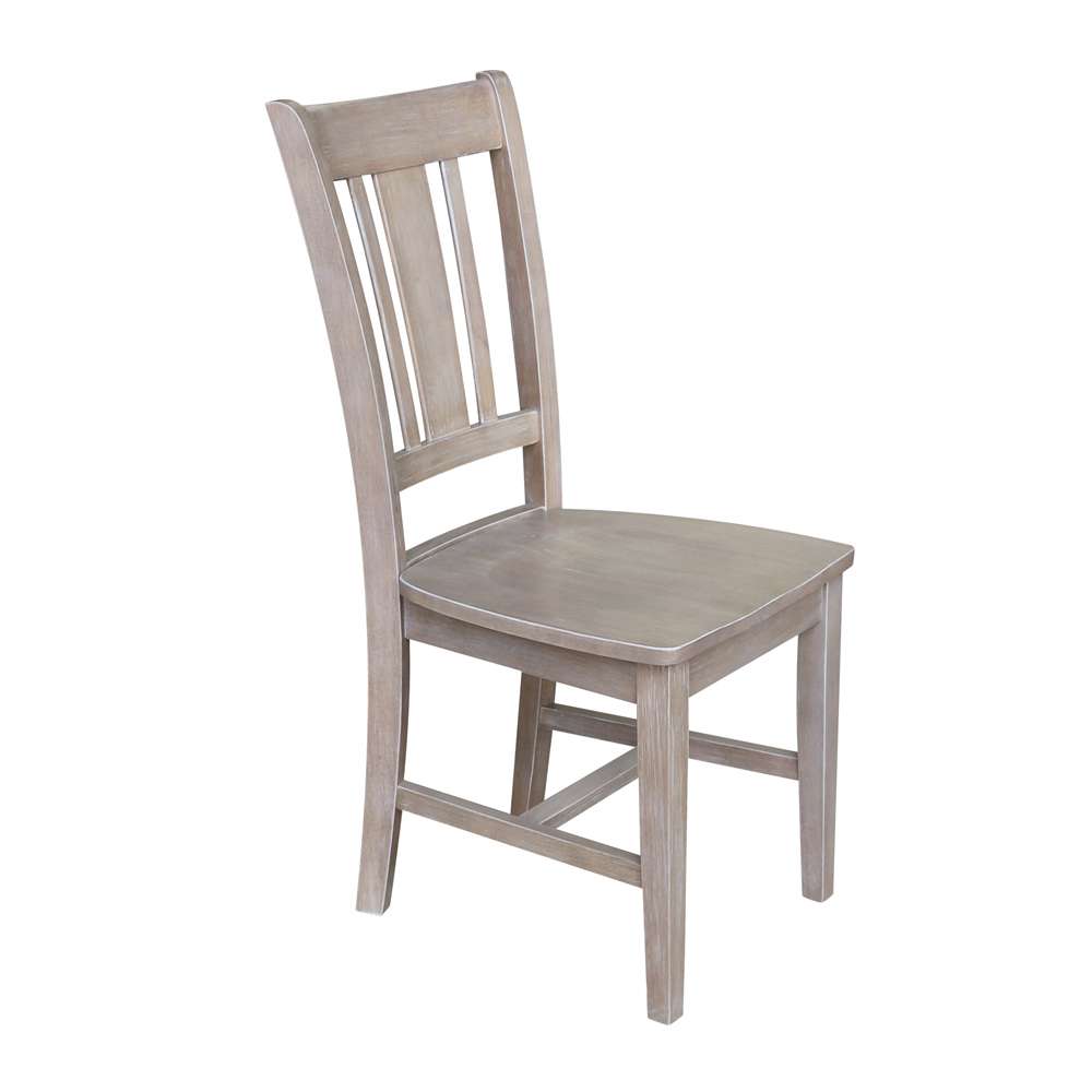 International Concepts - San Remo Splatback Chair in Washed Gray Taupe Finish (Set of 2) - C09-10P veiw 7