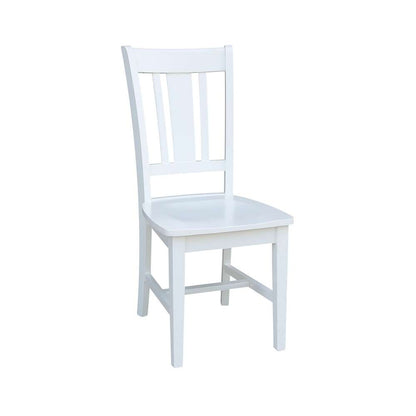 International Concepts - San Remo Splatback Chair in White Finish (Set of 2) - C08-10P veiw 4