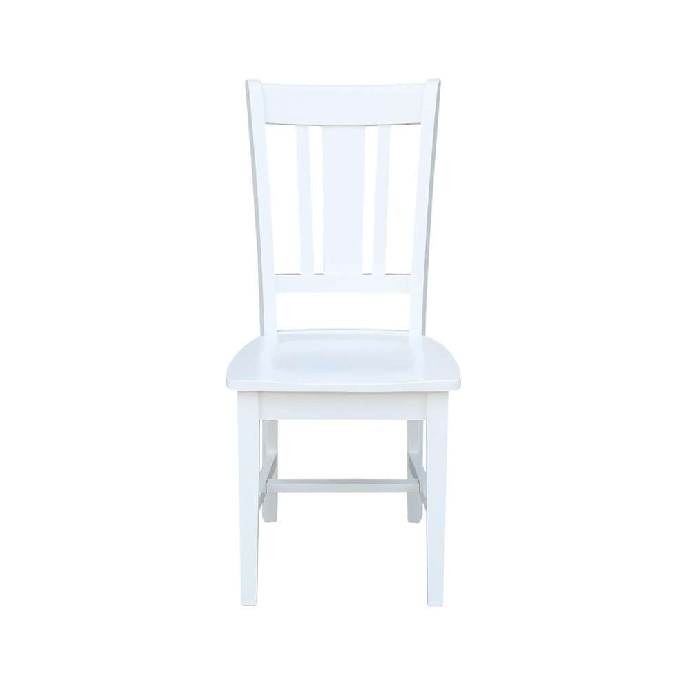 International Concepts - San Remo Splatback Chair in White Finish (Set of 2) - C08-10P veiw 6