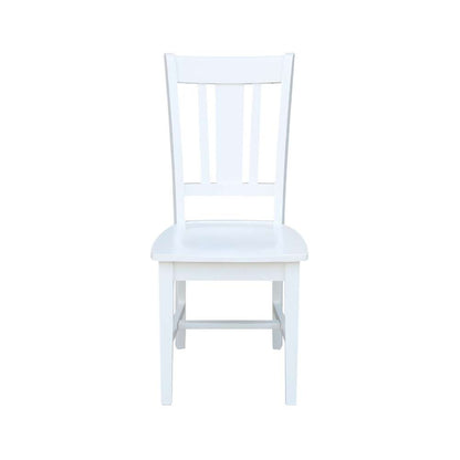International Concepts - San Remo Splatback Chair in White Finish (Set of 2) - C08-10P veiw 6