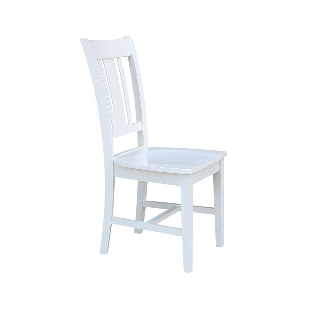 International Concepts - San Remo Splatback Chair in White Finish (Set of 2) - C08-10P veiw 8