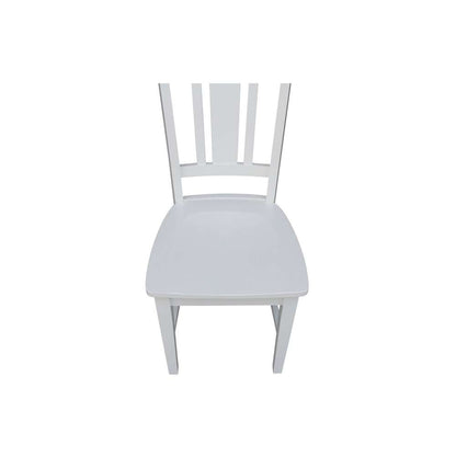 International Concepts - San Remo Splatback Chair in White Finish (Set of 2) - C08-10P veiw 11