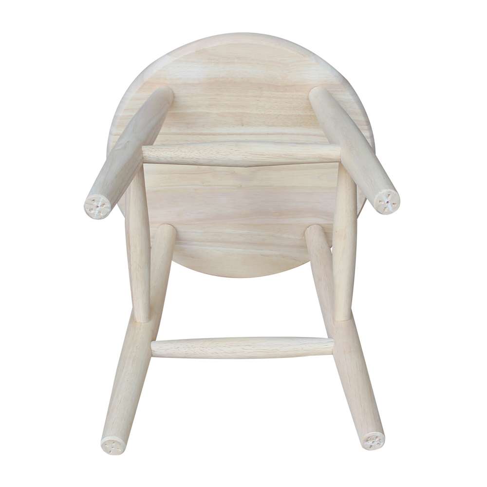 International Concepts - Scooped Seat Stool - 18inSH - 1S-818 veiw 4