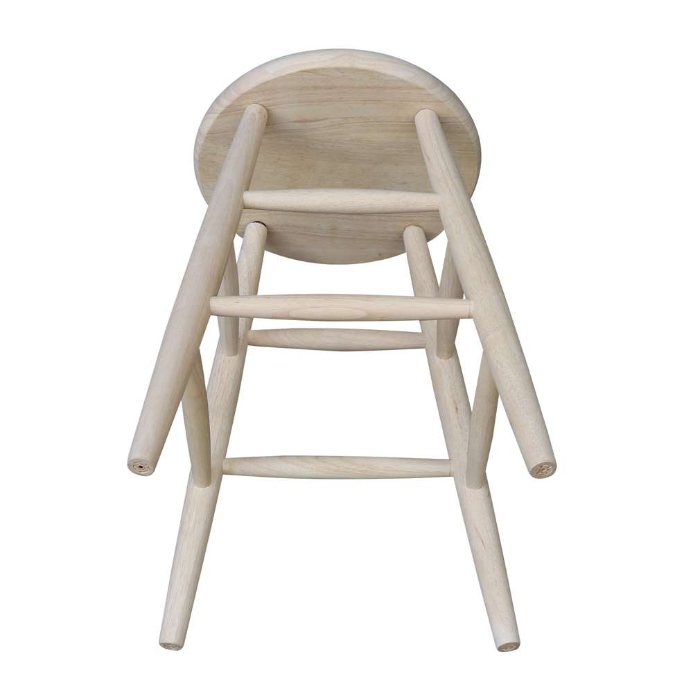 International Concepts - Scooped Seat Stool - 24inSH - 1S-824 veiw 4