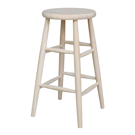 International Concepts - Scooped Seat Stool - 30inSH - 1S-830 veiw 1