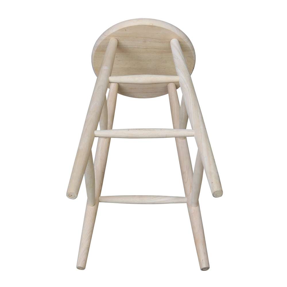 International Concepts - Scooped Seat Stool - 30inSH - 1S-830 veiw 4