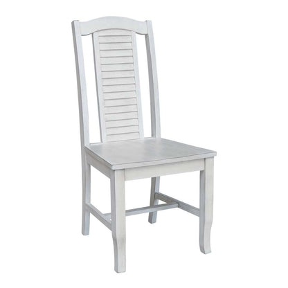 International Concepts - Seaside Chair in Chalk - Antiqued Finish (Set of 2) - C28-45P veiw 3