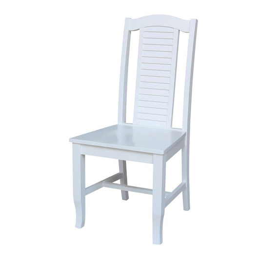 International Concepts - Seaside Chair in White Finish (Set of 2) - C08-45P veiw 1