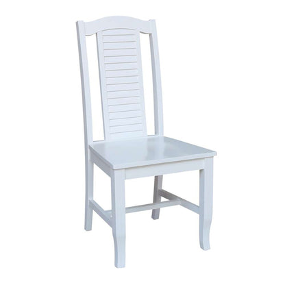 International Concepts - Seaside Chair in White Finish (Set of 2) - C08-45P veiw 4