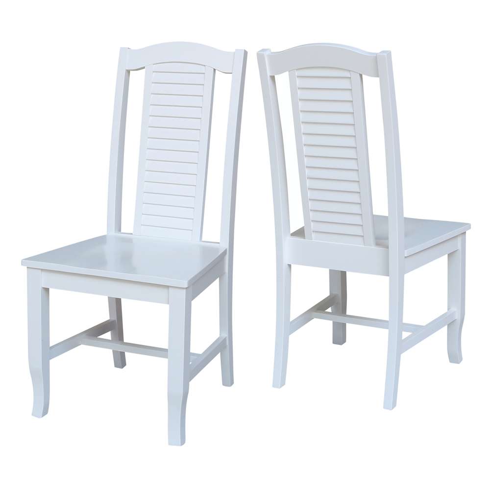 International Concepts - Seaside Chair in White Finish (Set of 2) - C08-45P veiw 5