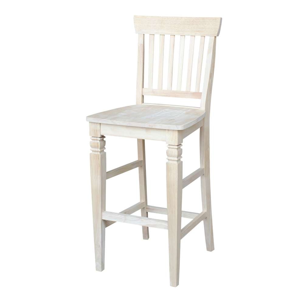 International Concepts - Seattle Bar Height Stool - 30inSH - S-113 veiw 1