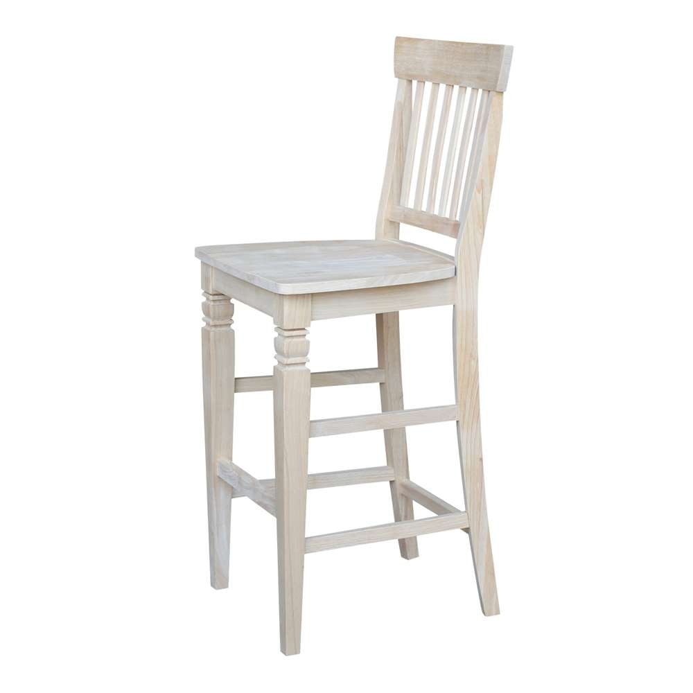 International Concepts - Seattle Bar Height Stool - 30inSH - S-113 veiw 5