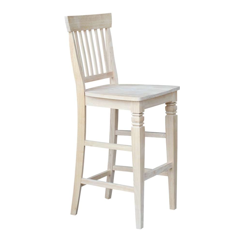 International Concepts - Seattle Bar Height Stool - 30inSH - S-113 veiw 6