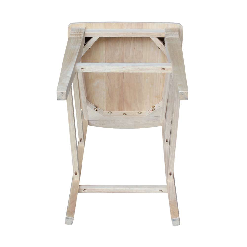 International Concepts - Seattle Bar Height Stool - 30inSH - S-113 veiw 7