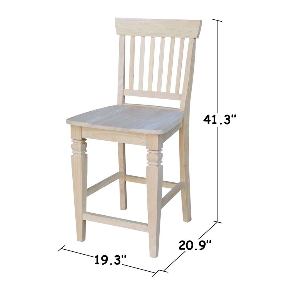 International Concepts - Seattle Counter Height Stool - 24inSH - S-112 veiw 3