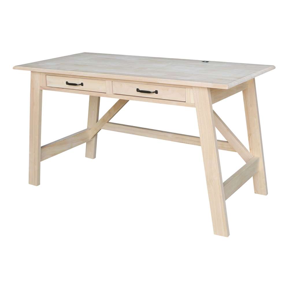 International Concepts - Serendipity Desk with 2 Drawers and Chair - K-OF-69-C10 veiw 3