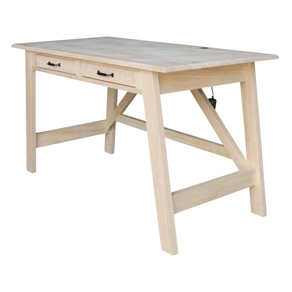 International Concepts - Serendipity Desk with 2 Drawers and Chair - K-OF-69-C57 veiw 3