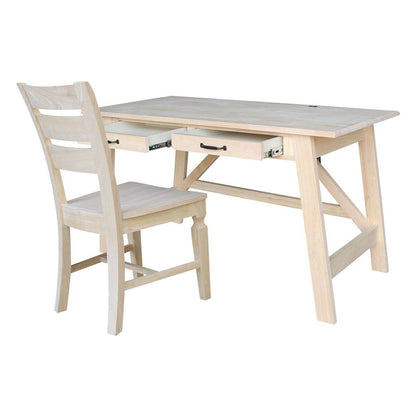 International Concepts - Serendipity Desk with 2 Drawers and Chair - K-OF-69-C57 veiw 4