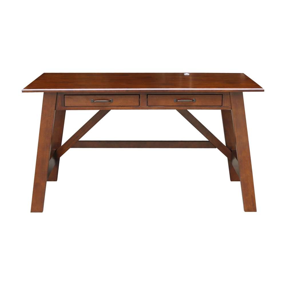 International Concepts - Serendipity Desk with 2 Drawers in Espresso Finish - OF581-69 veiw 3