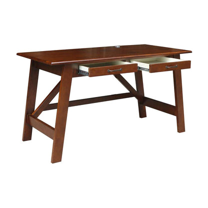 International Concepts - Serendipity Desk with 2 Drawers in Espresso Finish - OF581-69 veiw 4