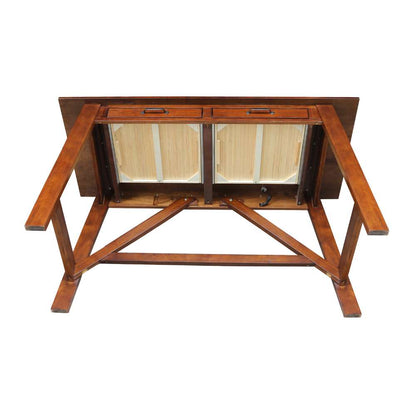 International Concepts - Serendipity Desk with 2 Drawers in Espresso Finish - OF581-69 veiw 7