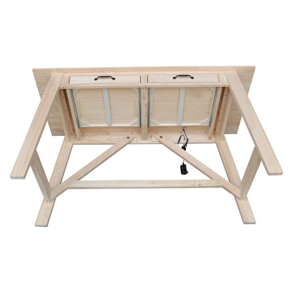 International Concepts - Serendipity Desk with 2 Drawers - OF-69 veiw 9