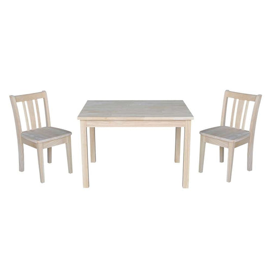 International Concepts (Set of 3 Pcs) - Table with 2 San Remo Juvenile Chairs - K-2532-CC105-2 veiw 1