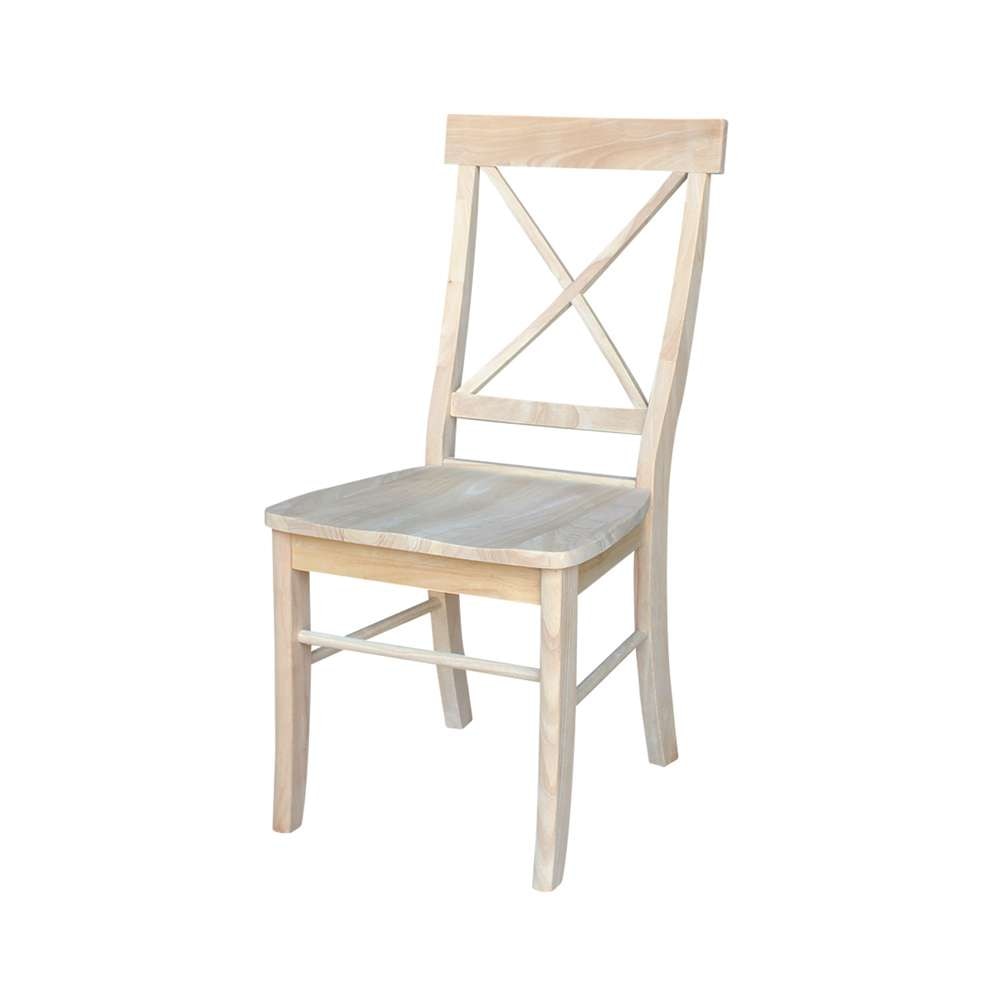 International Concepts - (Set of 5 Pcs)36X36 Square Top Ped Table with 4 Chairs - K-3636TP-11B-C613-4 veiw 2