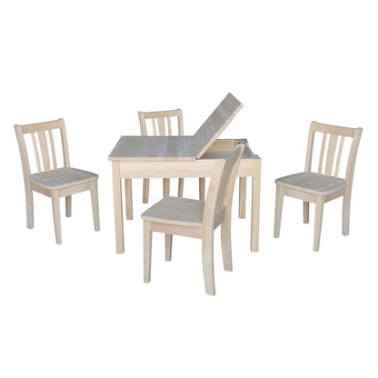 International Concepts - (Set of 5 Pcs) Table with 4 San Remo Juvenile Chairs - K-JT2532L-CC105-4 veiw 2
