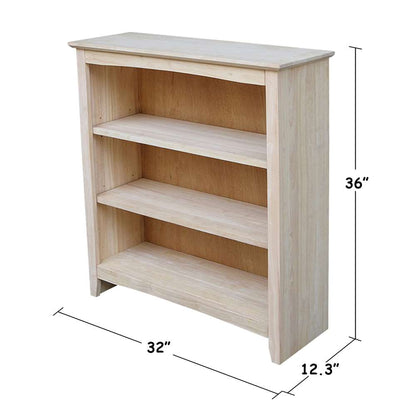 International Concepts - Shaker Bookcase - 36inH - SH-3223A veiw 3