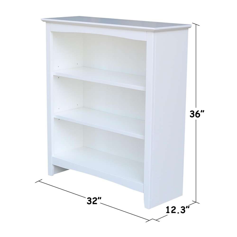 International Concepts - Shaker Bookcase - 36inH - SH08-3223A veiw 3