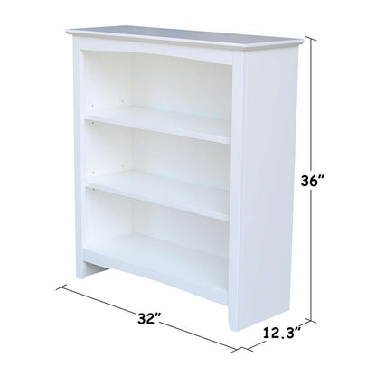 International Concepts - Shaker Bookcase - 36inH - SH08-3223A veiw 3