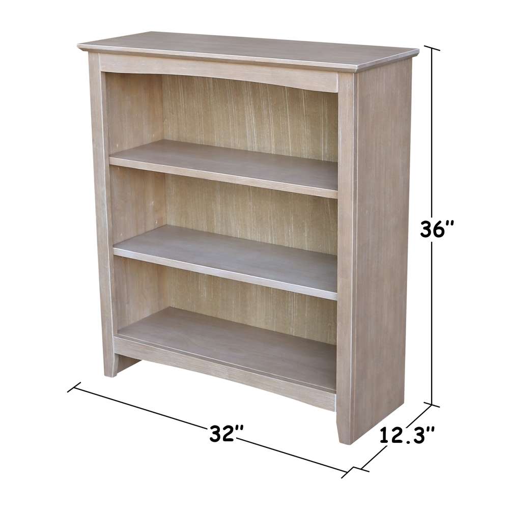 International Concepts - Shaker Bookcase - 36inH - SH09-3223A veiw 2