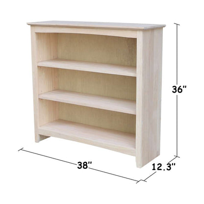 International Concepts - Shaker Bookcase - 36inH - SH-38236A veiw 3